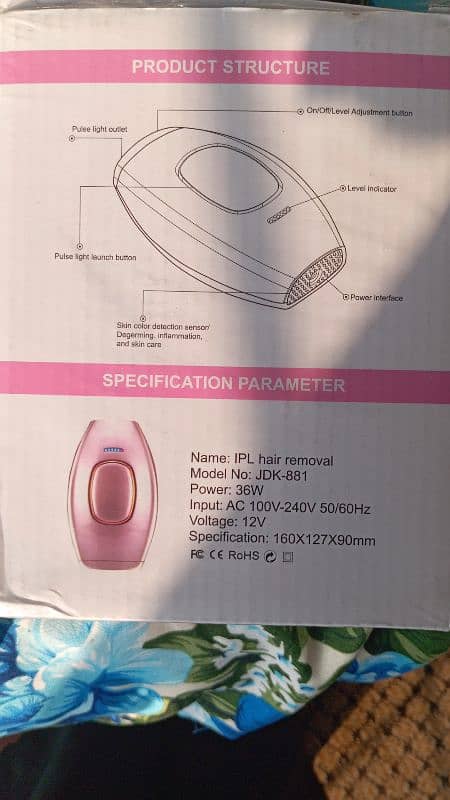 IPL hair removal hand set 5