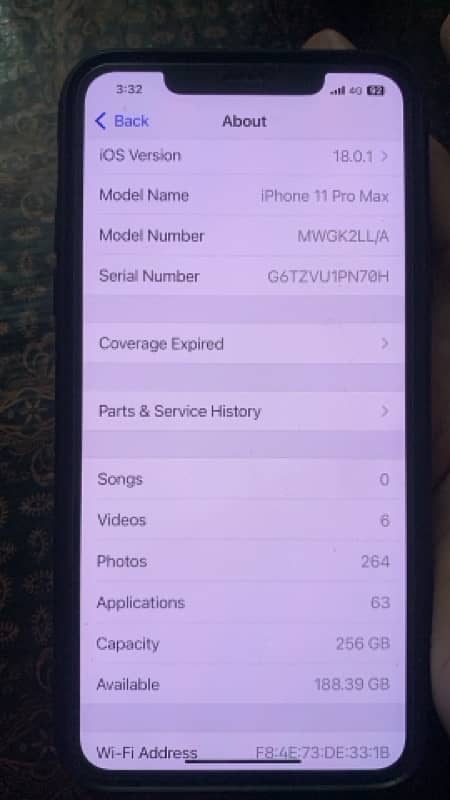 Iphone 11 Pro Max Dual Sim PTA approved 2