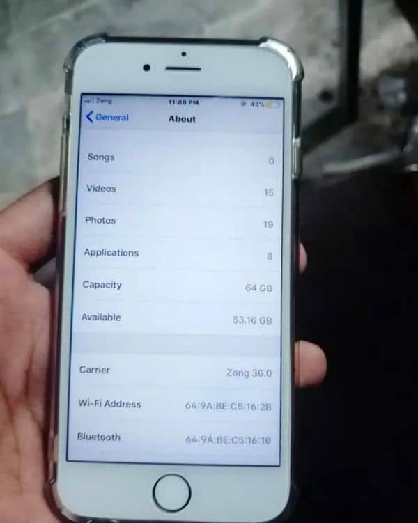 iphone 6 PTA approved ram 64 gb  call number03141162062 5