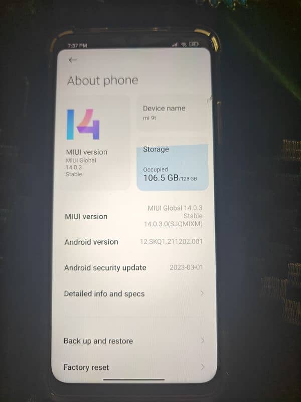 Redmi 9T Excellent Condition 3