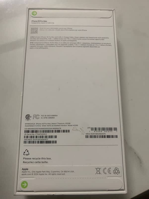 IPHONE 16 PRO MAX DESERT TITANIUM 512 GB. 1