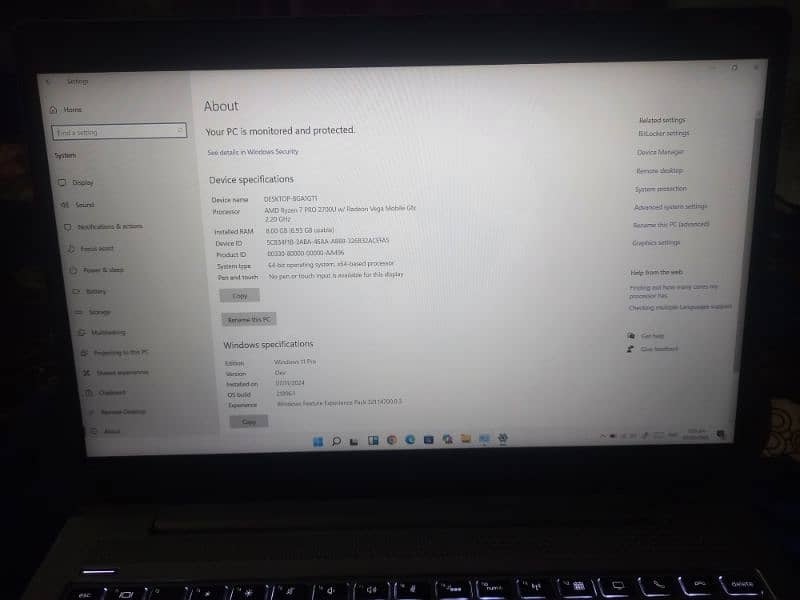 HP Elitebook 745 G5 9