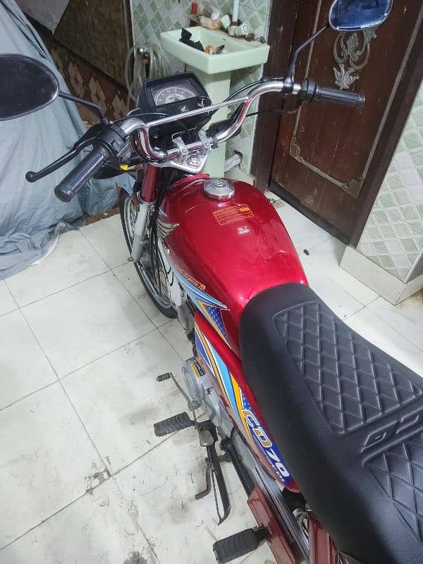 HONDA CD 70 URGENT SELLING 2019 Model 5