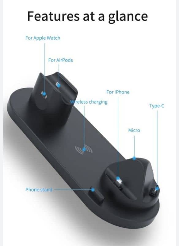 Multi function charging stand 1