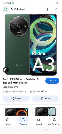 Redmi A3 4gb 128gb with box chrgr