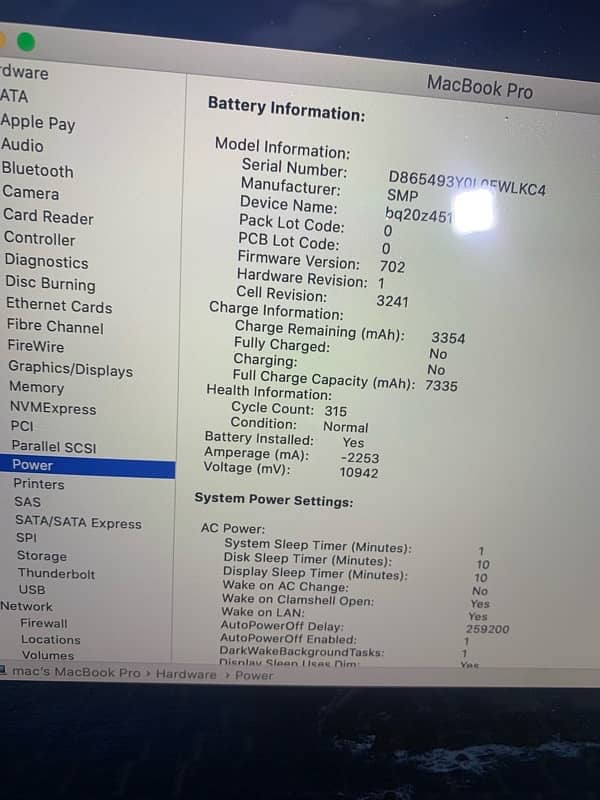 MacBook Pro 2015 15 inch ratina display  i7 ram 16  1 tb ssd 2 gb card 3