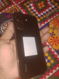 Redmi 13c 4+4 128 with box and charger