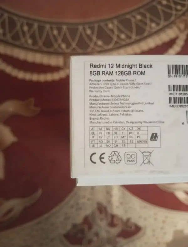 Xiaomi Redmi 12 Black 8/128 2