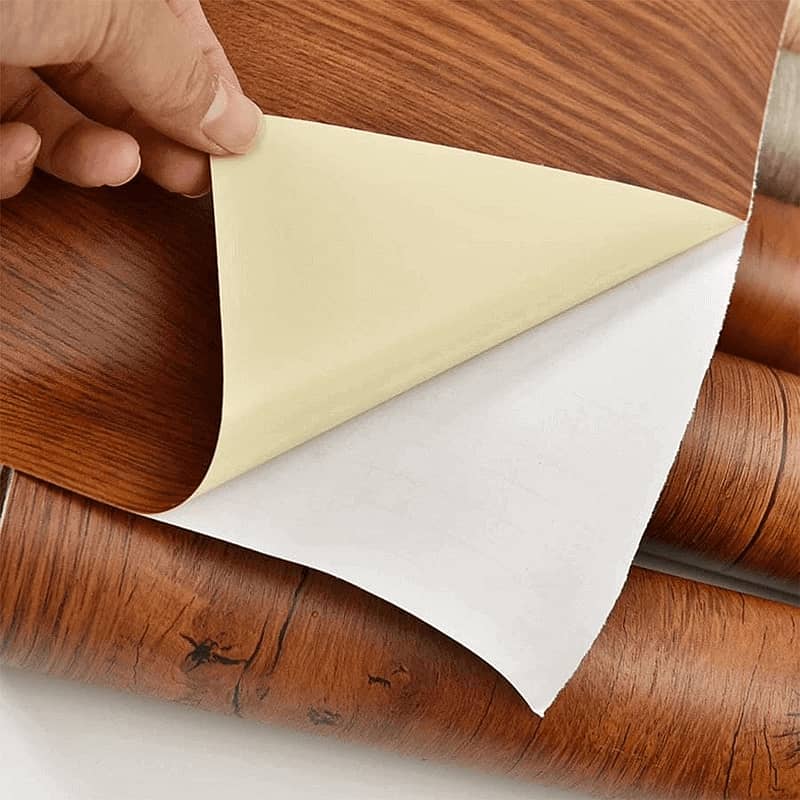 Wooden Design Sticker Paper Sheets for decoration 60 CM * 2 M 2