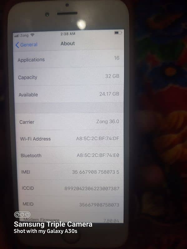 iphone 6 pta prov 32GB hlth 100 6