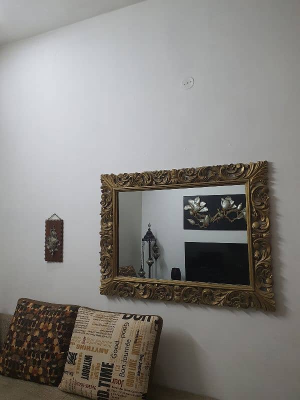 Sheeham wood frame with high quality mirror 0