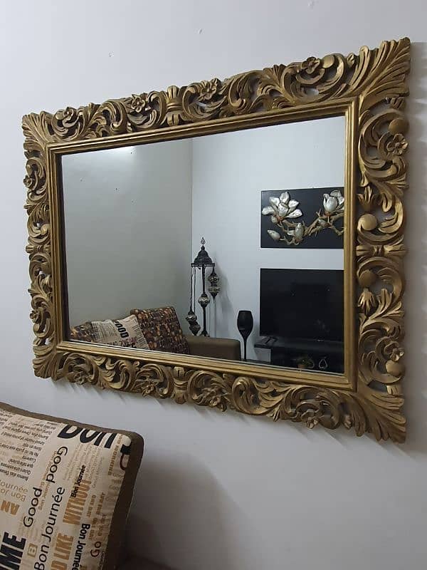 Sheeham wood frame with high quality mirror 2