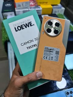 TECNO CAMON 30 LOEWE 8/256 11 MONTH WATRANTY COMPLETE BOX