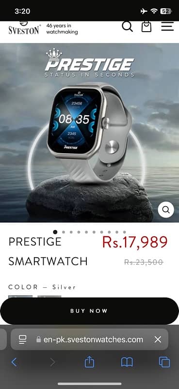 Sveston Prestige Smart Watch 4