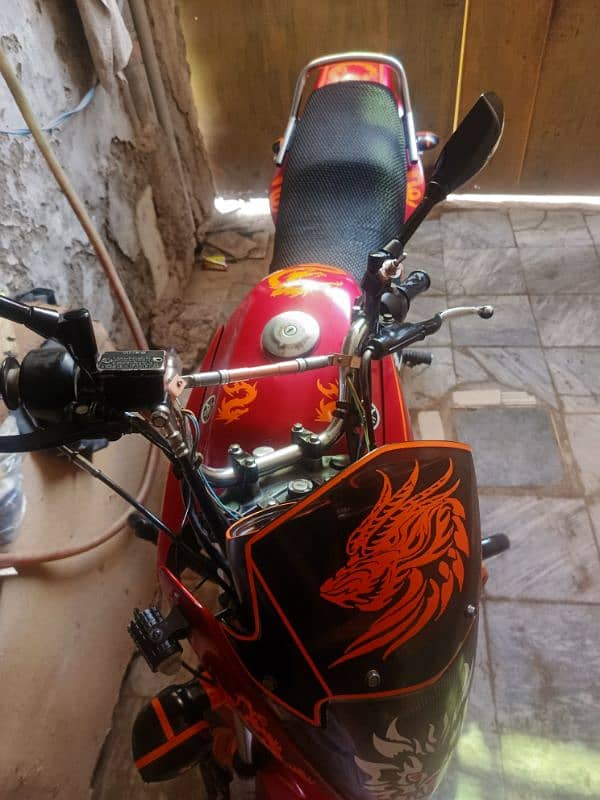 Ybr 125 Red Colour 1