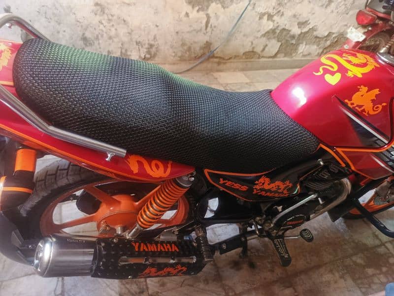 Ybr 125 Red Colour 2