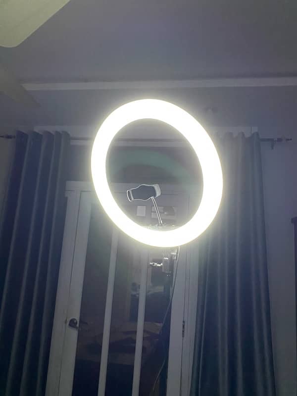 Rgb led soft ring light with tripod 9