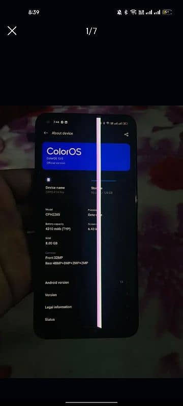 Oppo f19 pro Exchange Only not sale 5