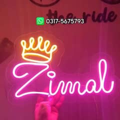 neon sign | couple names | neon light | 3d neon|sign board/03125663703