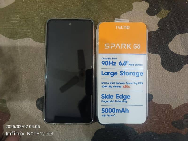 Tecno Spark Go 2024 For sale (4+4/64) GB 8Months E warranty remaining 1