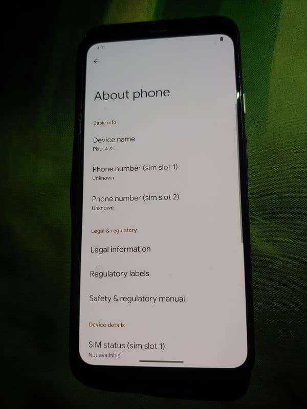 Google Pixel 4xl ( Dual Approved) 1