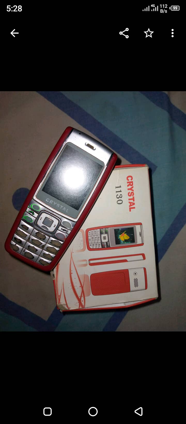 CRYSTAL 3 sim wala TRIPPLE Sim Mobile. 1