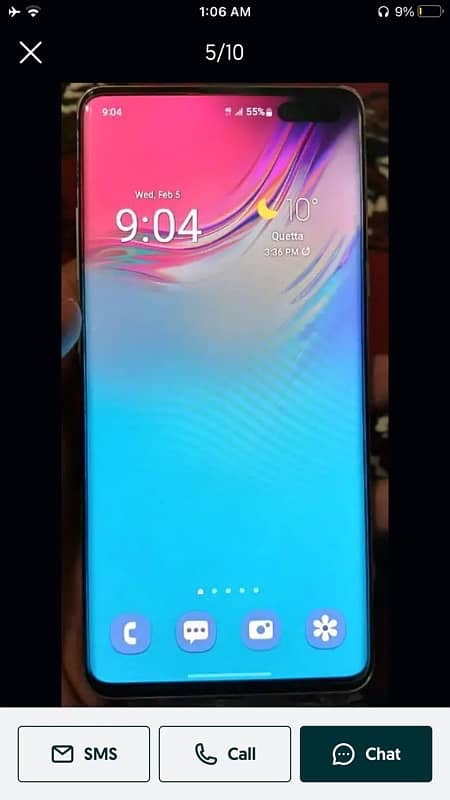 Samsung S10 5G 8GB 256GB pta approved Fresh set 2