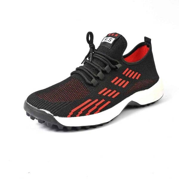 Black Camel Gripper Sport Shoes, Red 4