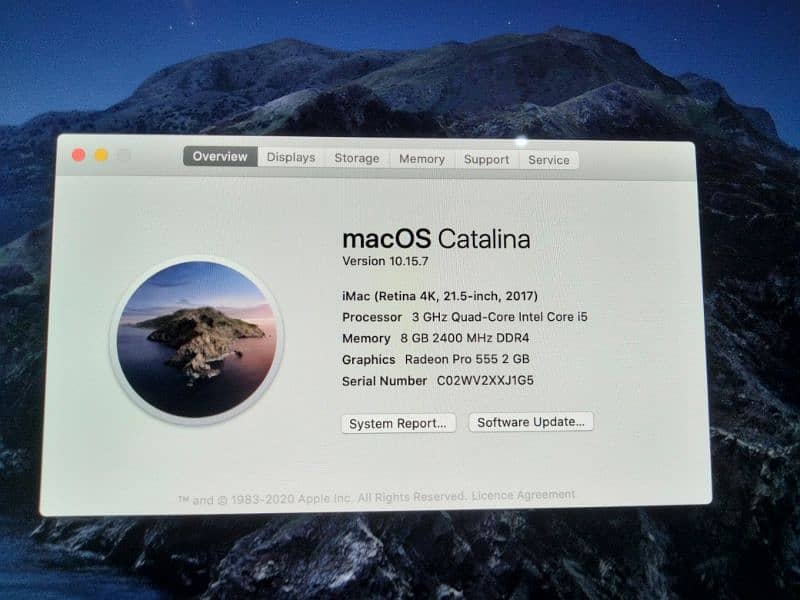 iMac 2017 model 6