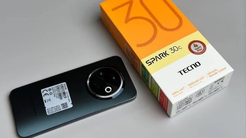 Tecno spark 30c 12/ 128  only 43 days use hua ha ful warranty ma ha 1