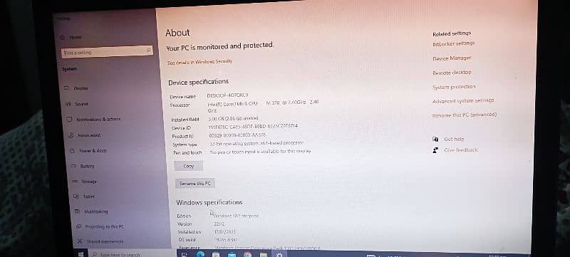 Laptop Core i3 3rd Generation Urgent Required to be Sale 2