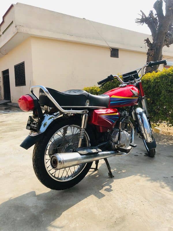 Honda 125 2010 modal Rawalpindi registration 3