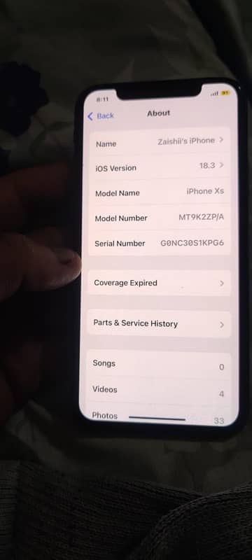 iphone Xs 256Gb PTA Approved 10/10 condition. with box 5