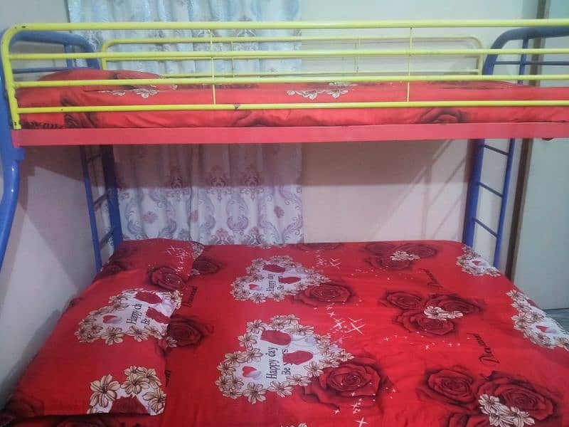 inported king bed and single bed with 2 mattress 3