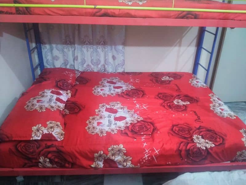 inported king bed and single bed with 2 mattress 4