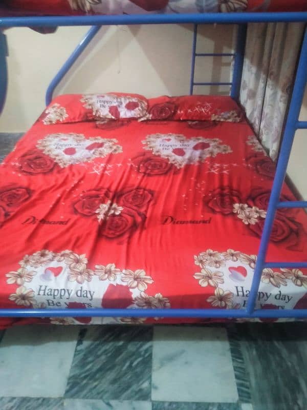 inported king bed and single bed with 2 mattress 6