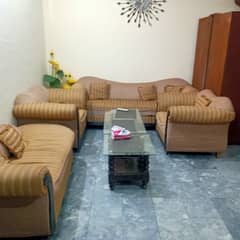 sofa with table set & 32'' LCD ECO star available for sale