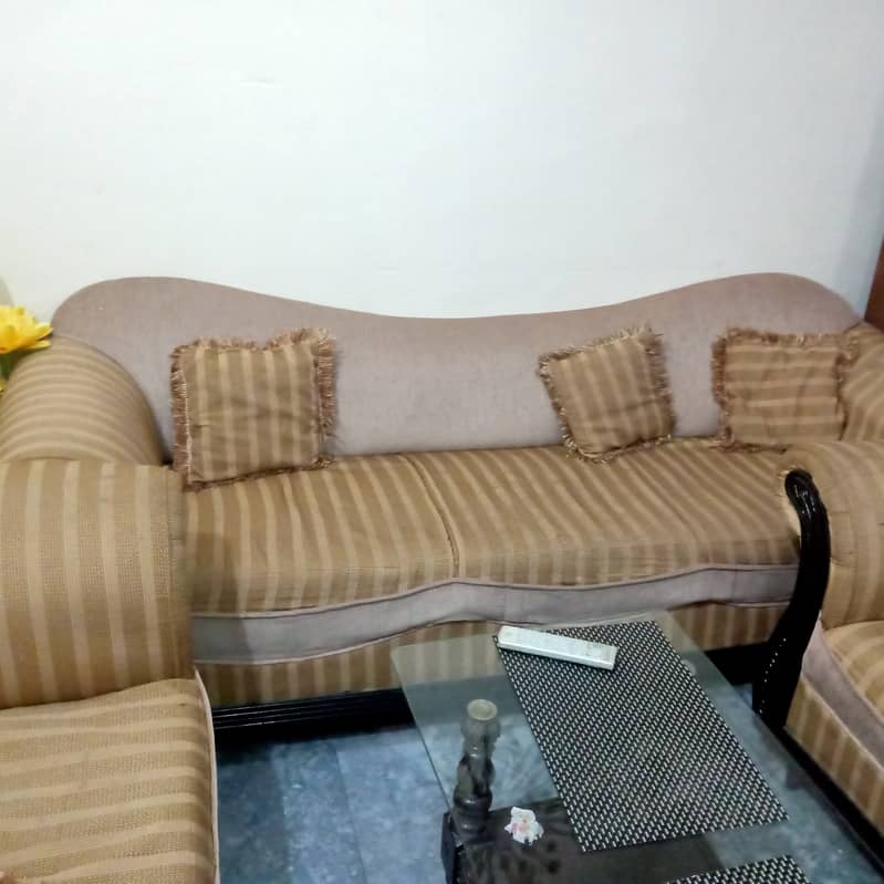 sofa with table set & 32'' LCD ECO star available for sale 3