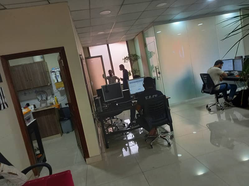 Blue area office 1500 square feet fully furnished jinnah avenue for Rent 1