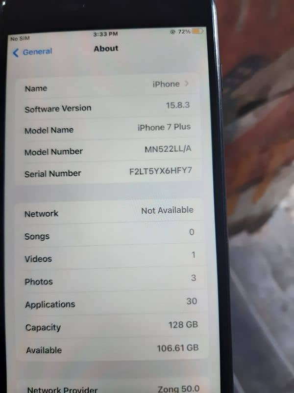 iphone 7 plus pta approved 128gb 4