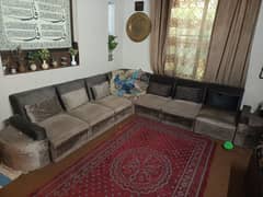 Six Seater Corner L shaped sofa