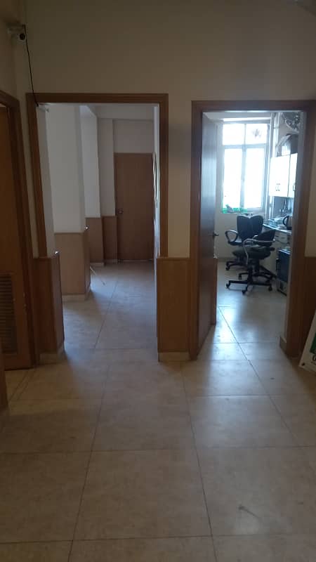 Blue area office 1500 square feet third floor Lift not available 3