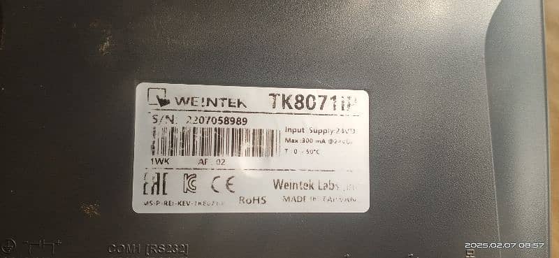 weintek HMI TK8071 ip 1