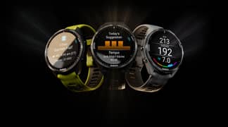 Garmin - Forerunner 965 GPS Titanium 47 mm Fiber-reinforced polymer