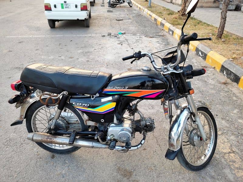 Honda CD 70 (2007) – Punjab Registered, Genuine Condition 0