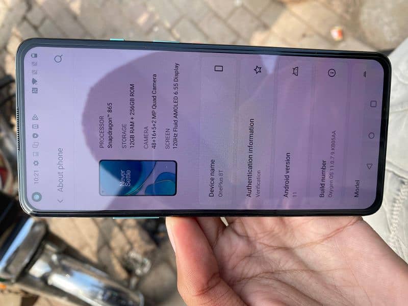 OnePlus 8t 12/256 6
