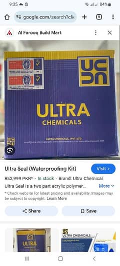 ultra chemical water proofing