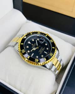 Rolex submariner two tone with rotating dial