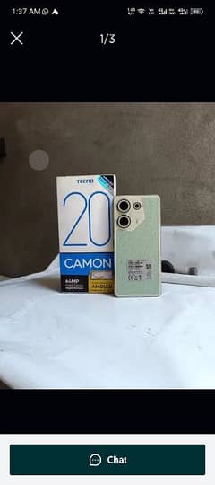 Tecno camon 20 Full Box