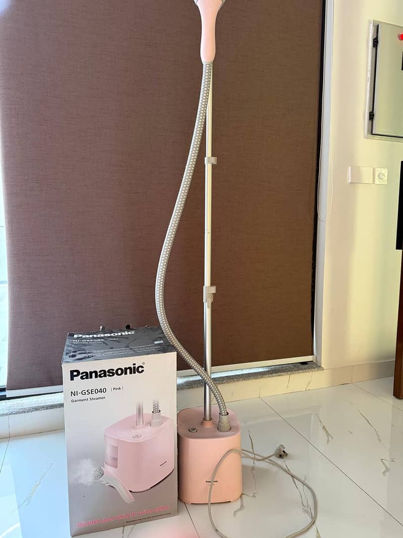 Panasonic Garment Steamer, Pink, NI-GSE040 0